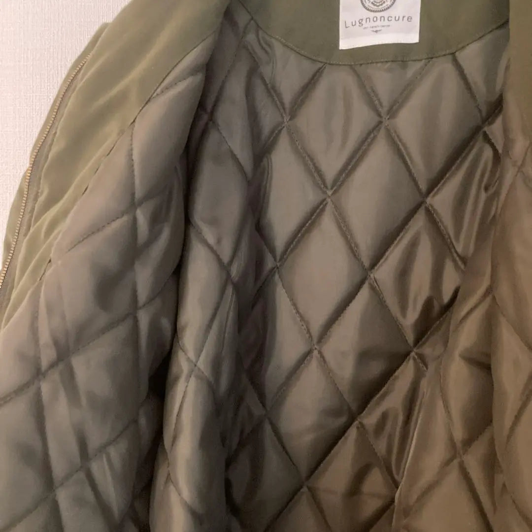 LUGNONCURE No color jacket outer khaki | Lugnoncure ノーカラージャケット　アウター　カーキ