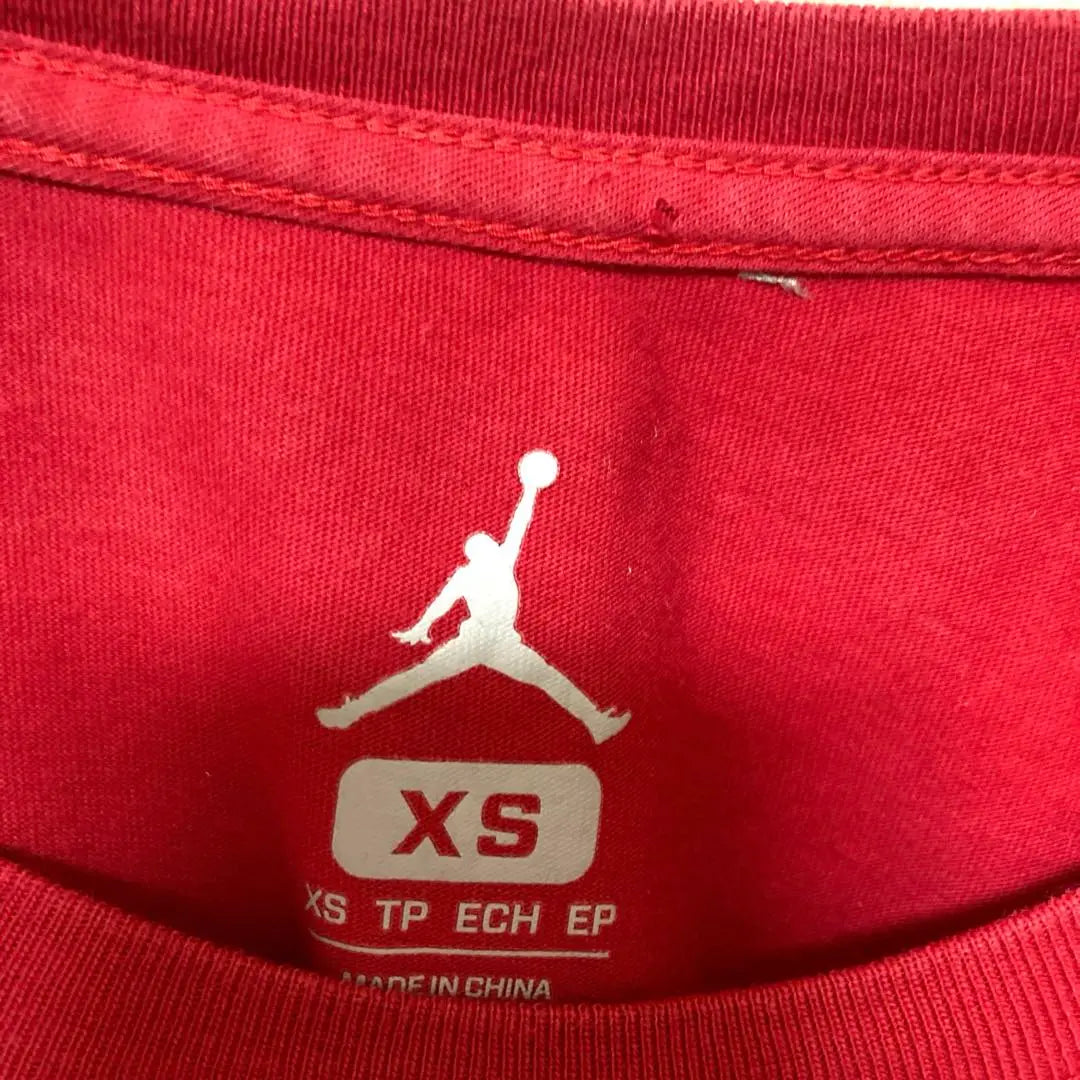 [Jordan] Men's T-shirt Red XS size