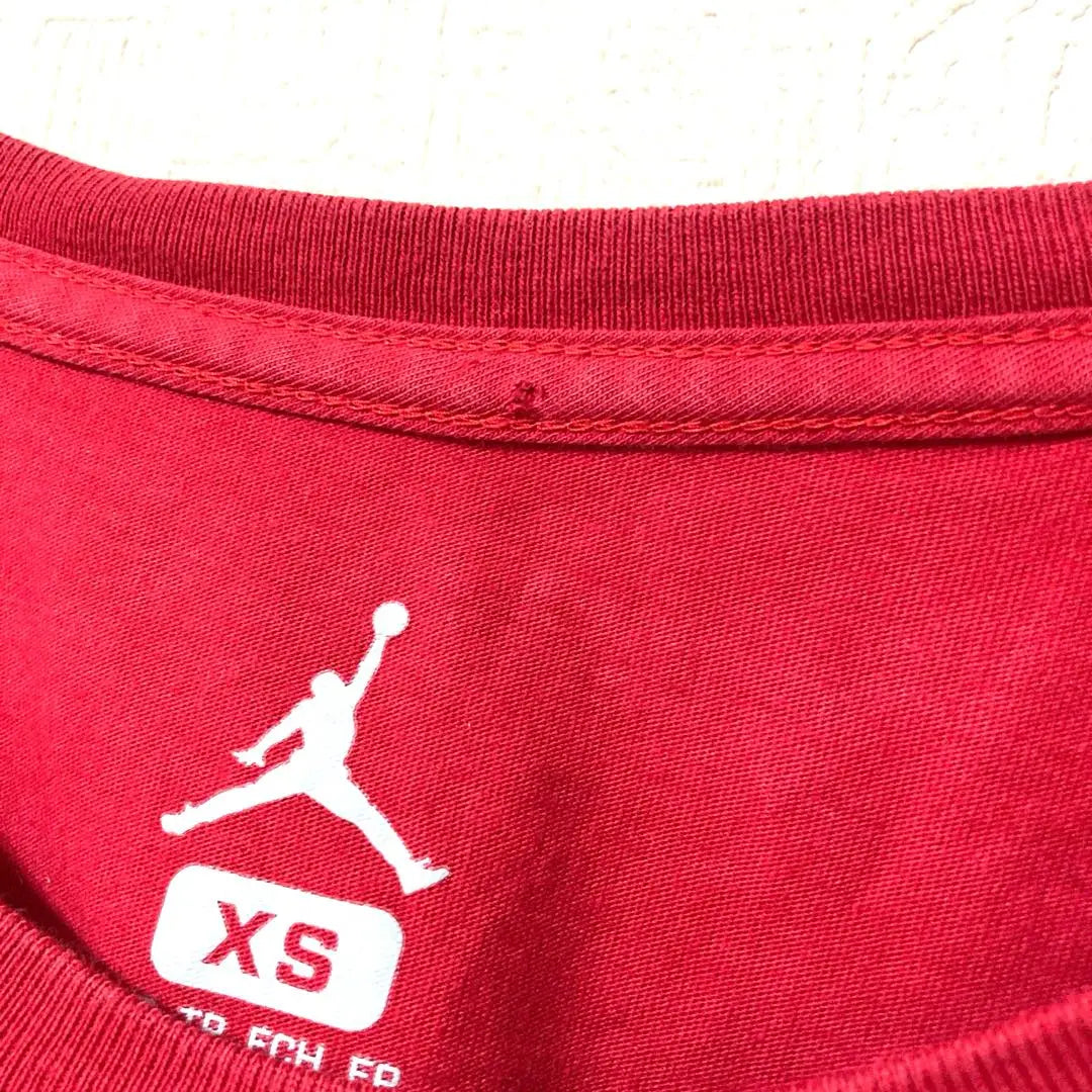 [Jordan] Men's T-shirt Red XS size