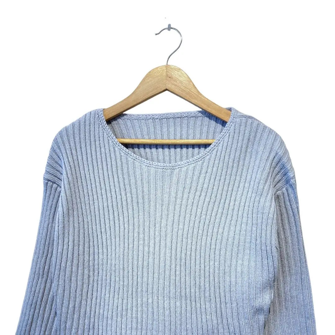 [VIS] Back ribbon knit pullover