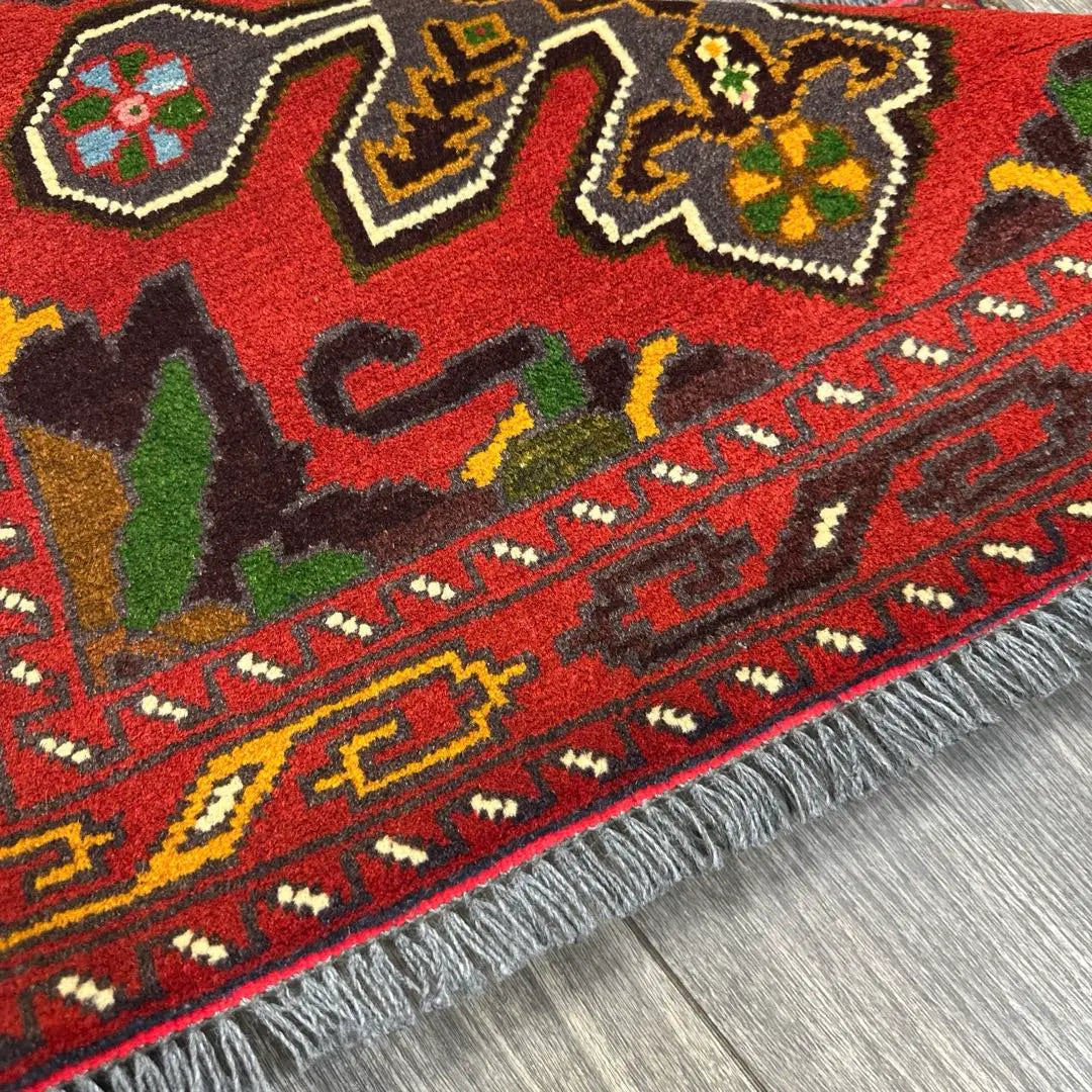 67cmx50cm Tribal Rug Persian Balluch Rug Hand Woven Rug Vintage Rug | 67cmx50cmトライバルラグペルシャバルーチ絨毯手織り絨毯ヴィンテージ ラグ