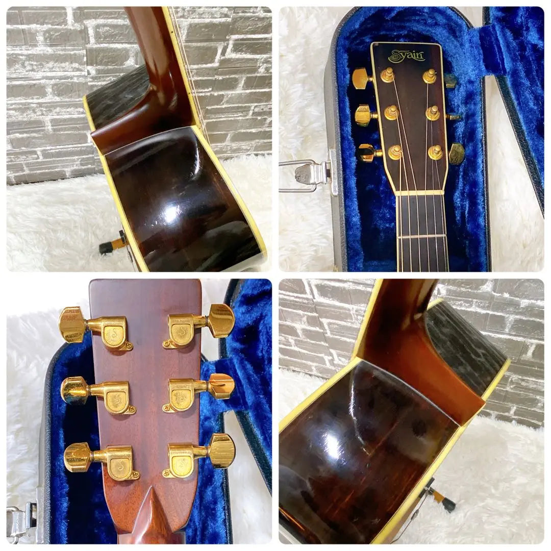 Excelente estado S.YAIRI YD-305 con estuche rígido Guitarra Yairi