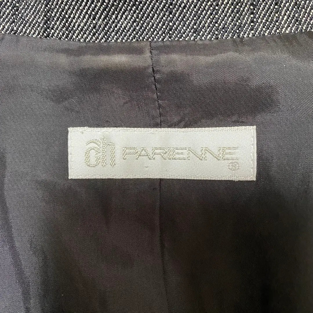 428/Parienne Jacket [11] Black Single Silk Blend Long Sleeve Elegant