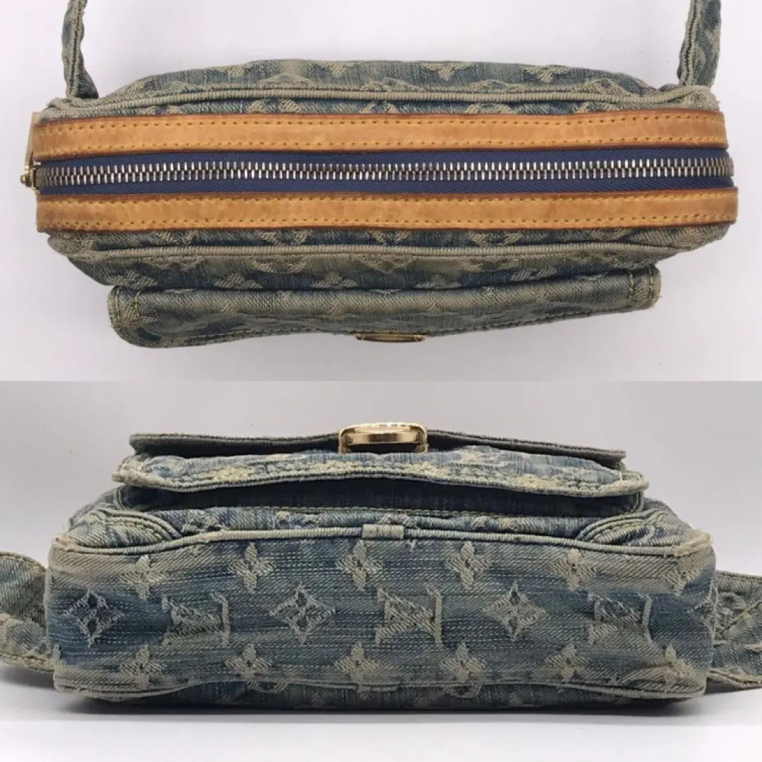 Louis Vuitton Denim Bum Bag Waist Pouch Debag Shoulder Bag