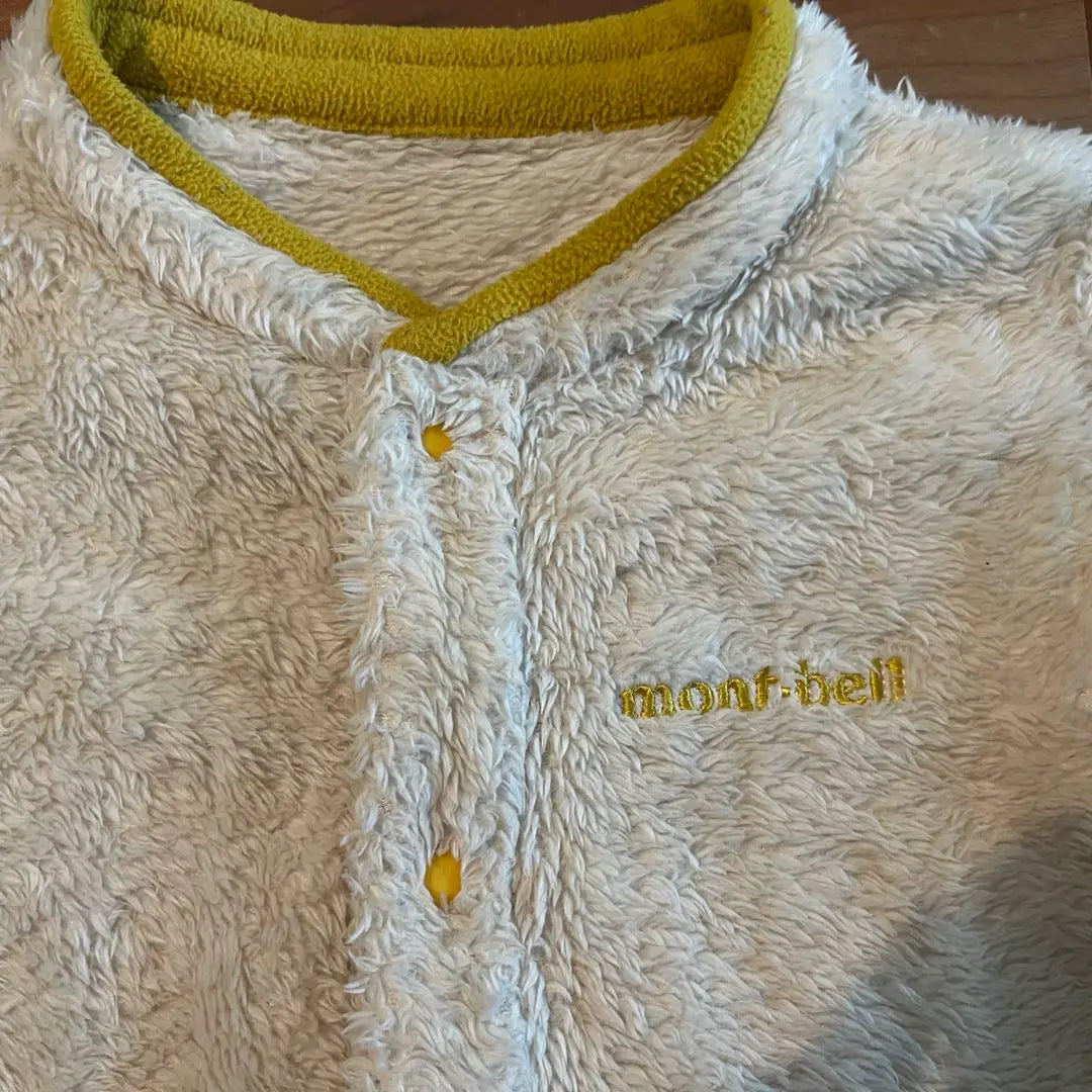 mont-bell fleece jacket white 90cm