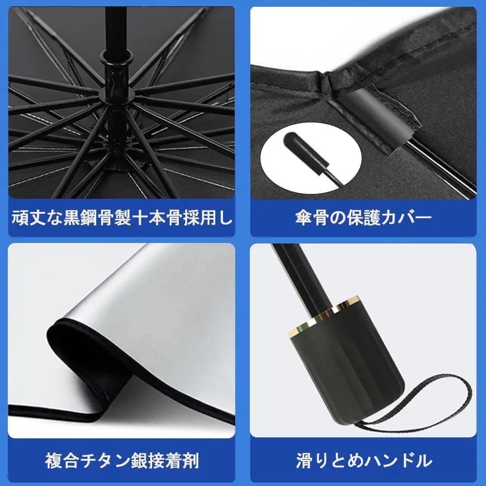 Car sunshade, foldable umbrella type, car umbrella, front shade