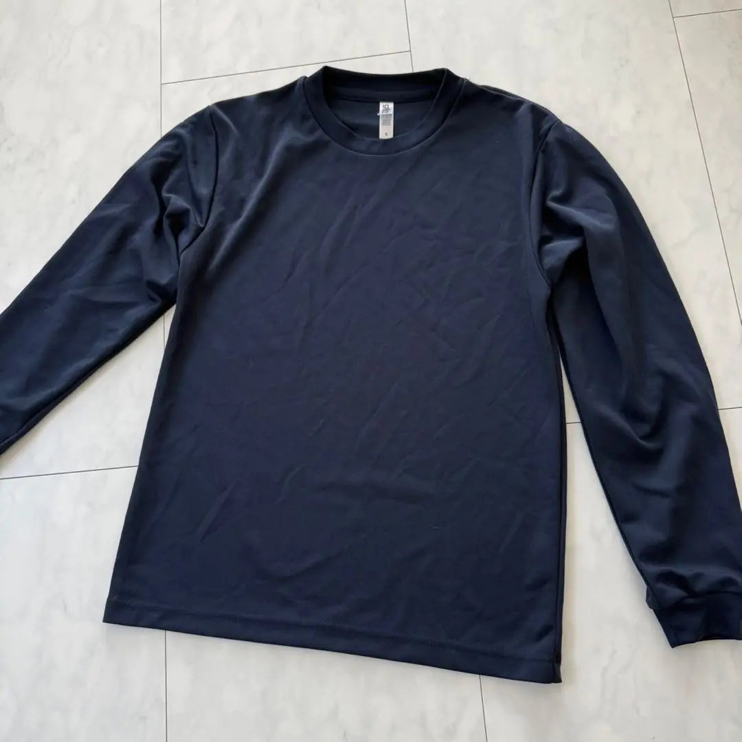 [glimmer] Dry long sleeve T-shirt Navy Men's S