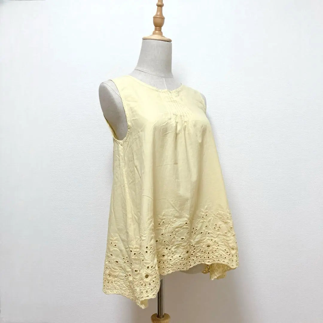 Samansa Mos2 Samantha Moss Sleeveless Blouse Cutwork Embroidery