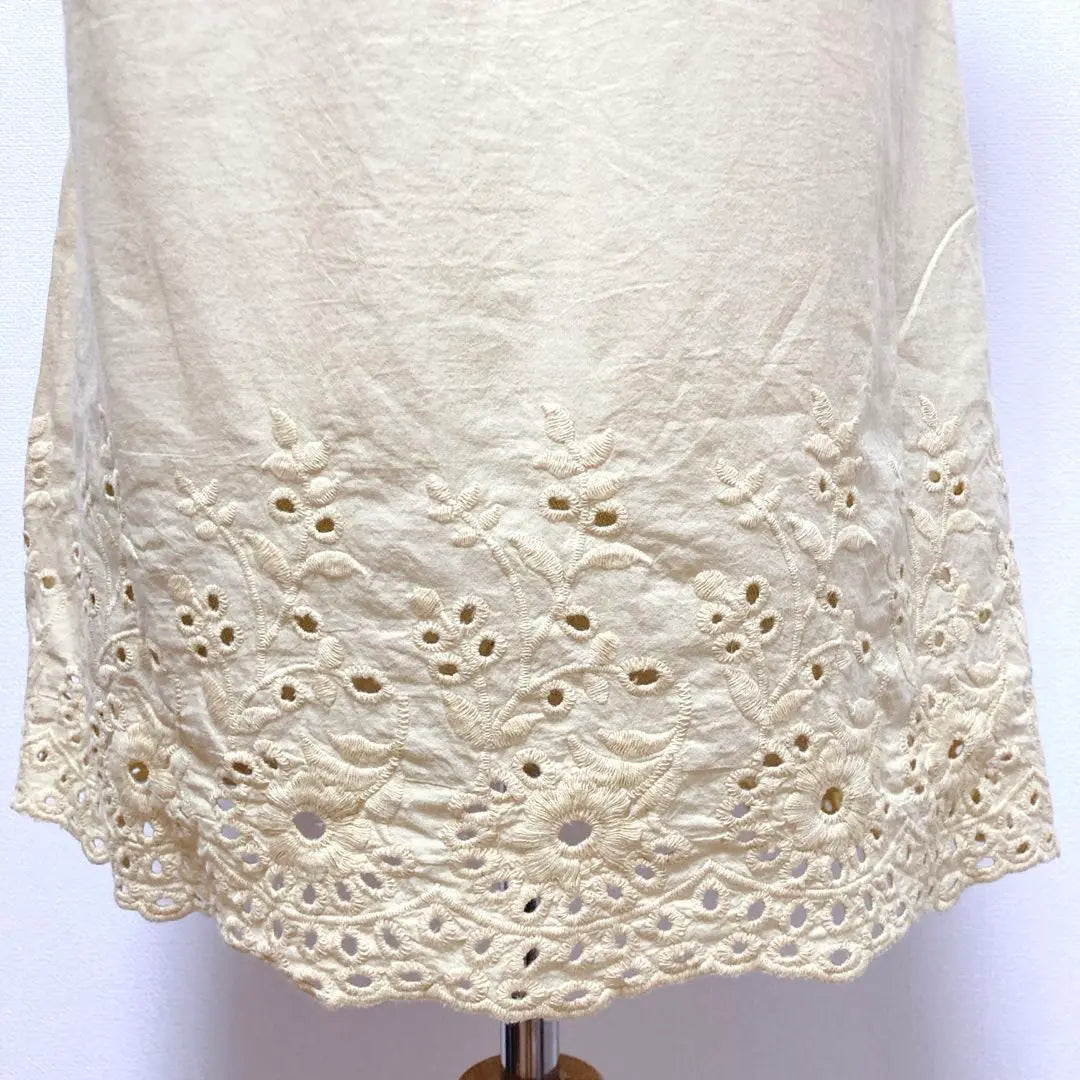 Samansa Mos2 Samantha Moss Sleeveless Blouse Cutwork Embroidery