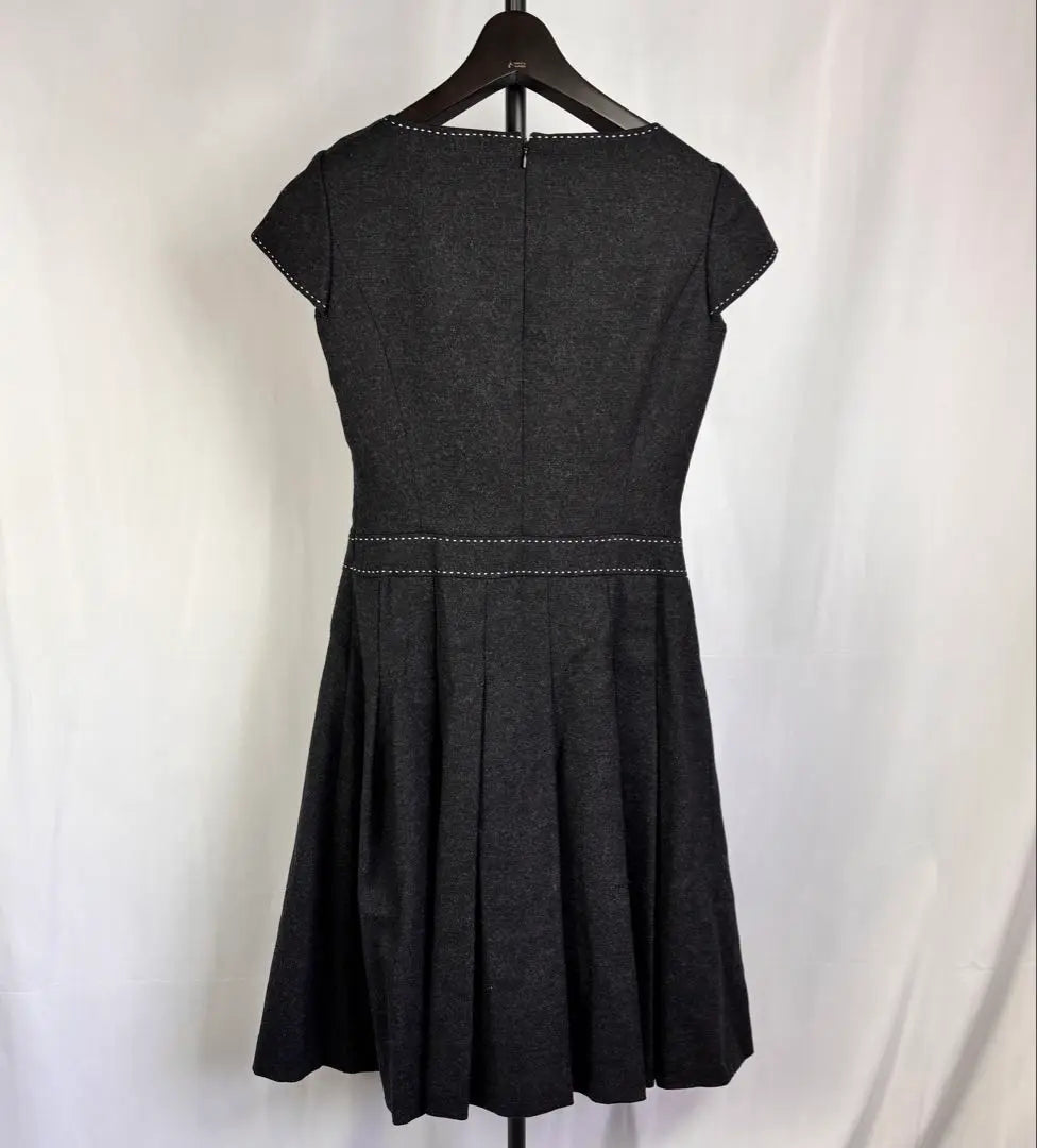 [M'S Gracie] [Cashmere] M'S GRACY dress, short sleeves, made in Japan