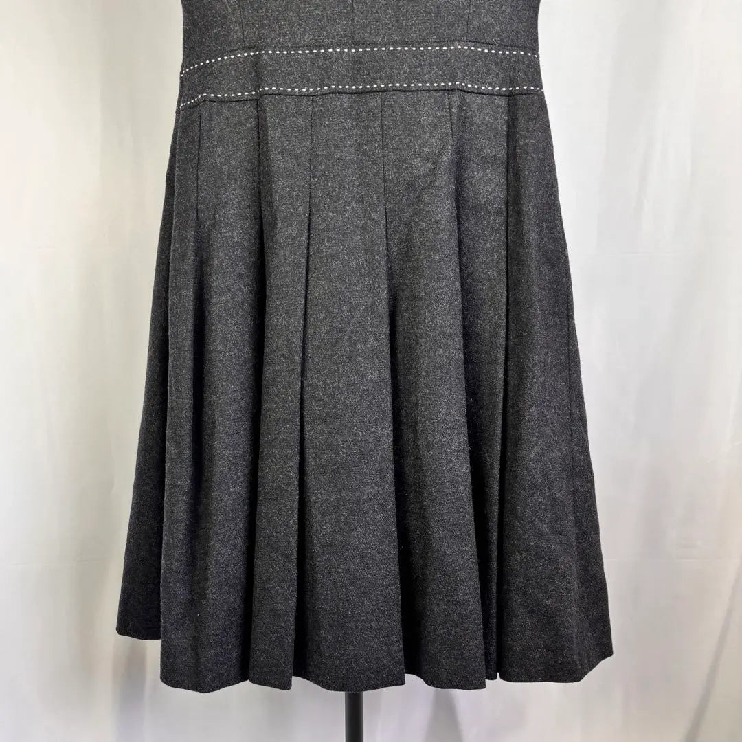 [M'S Gracie] [Cashmere] M'S GRACY dress, short sleeves, made in Japan