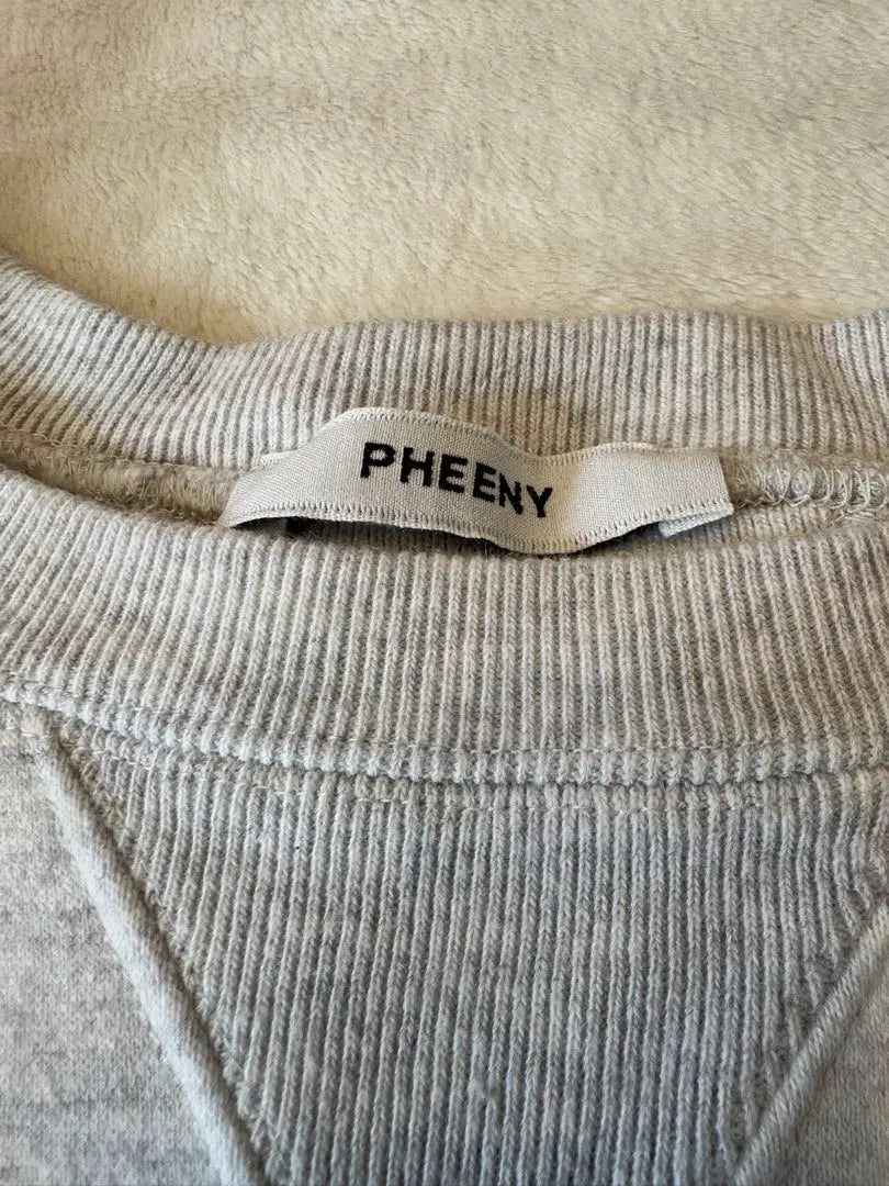 PHEENY Gray Sleeveless Sweat Vest