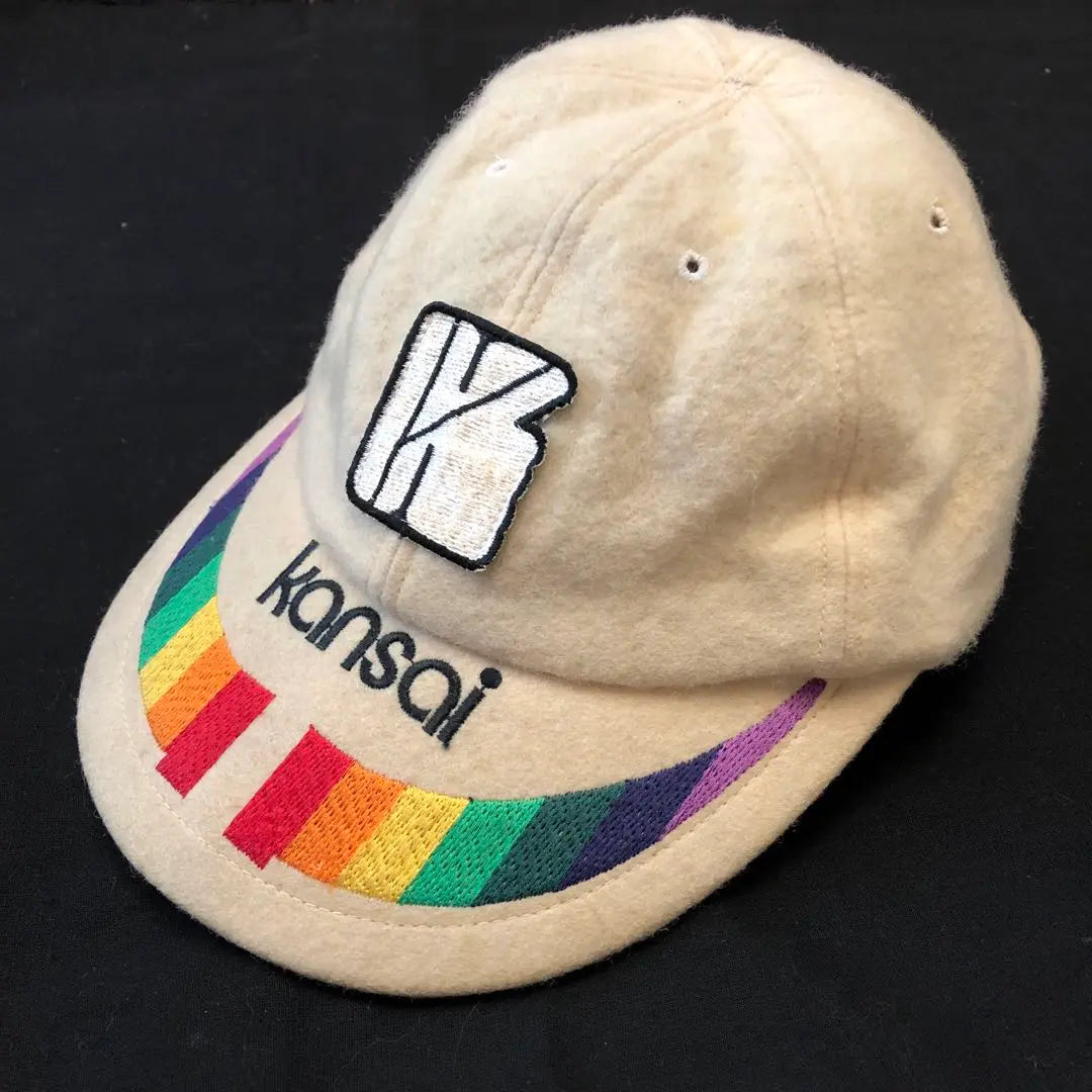 ❗️Solo precio bajo❗️[Raro] Gorra vintage Kansai Yamamoto Rainbow Yamamoto Kansai