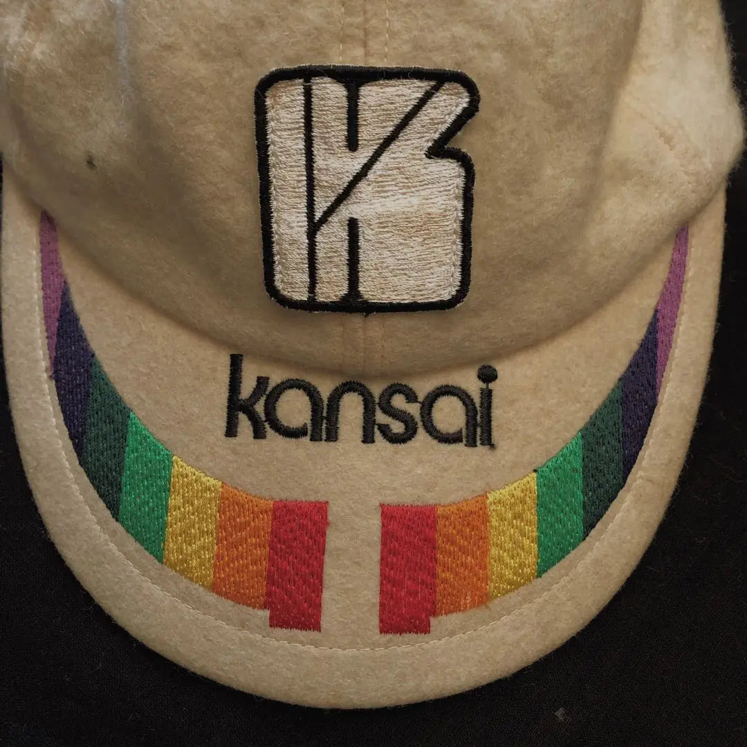 ❗️Solo precio bajo❗️[Raro] Gorra vintage Kansai Yamamoto Rainbow Yamamoto Kansai