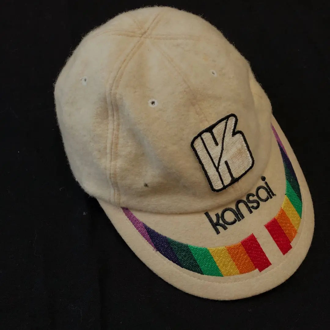 ❗️Solo precio bajo❗️[Raro] Gorra vintage Kansai Yamamoto Rainbow Yamamoto Kansai