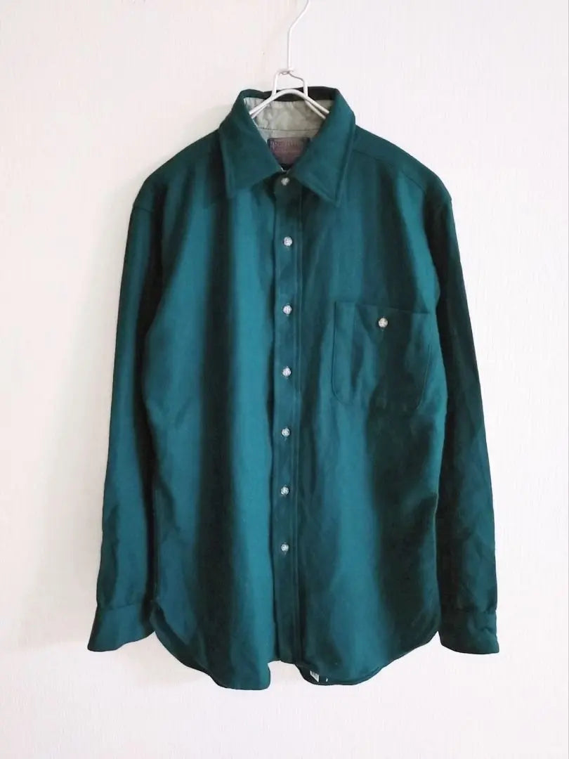 D220703 PENDLETON Patched flannel shirt