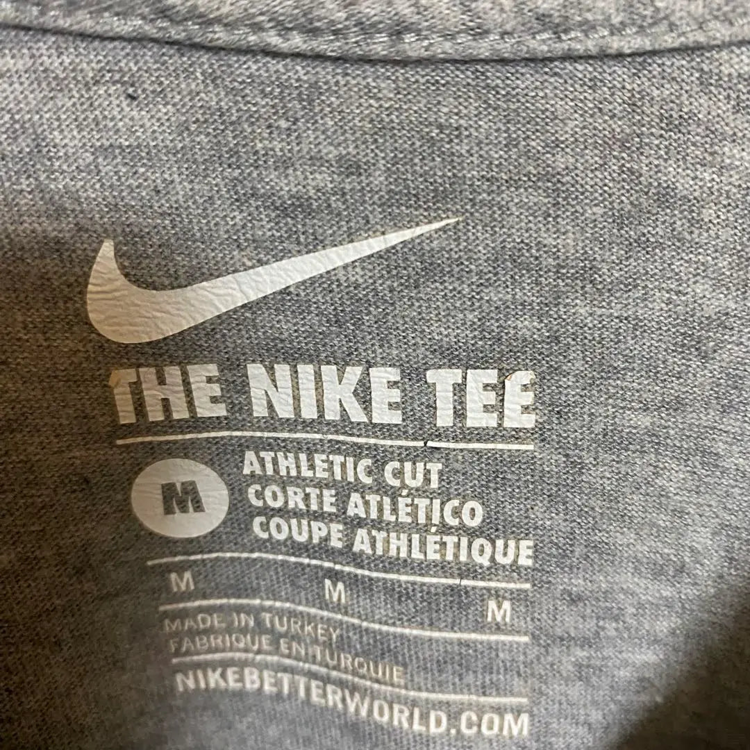 [D26] Nike Nike Big Design Print Logo TEE Gray