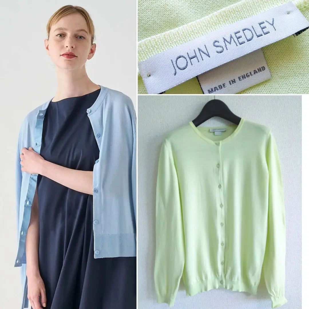 JOHN SMEDLEY John Sedley Sea Earland Cotton Cardigan | JOHN SMEDLEYジョンスメドレー シーアイランドコットン カーディガン