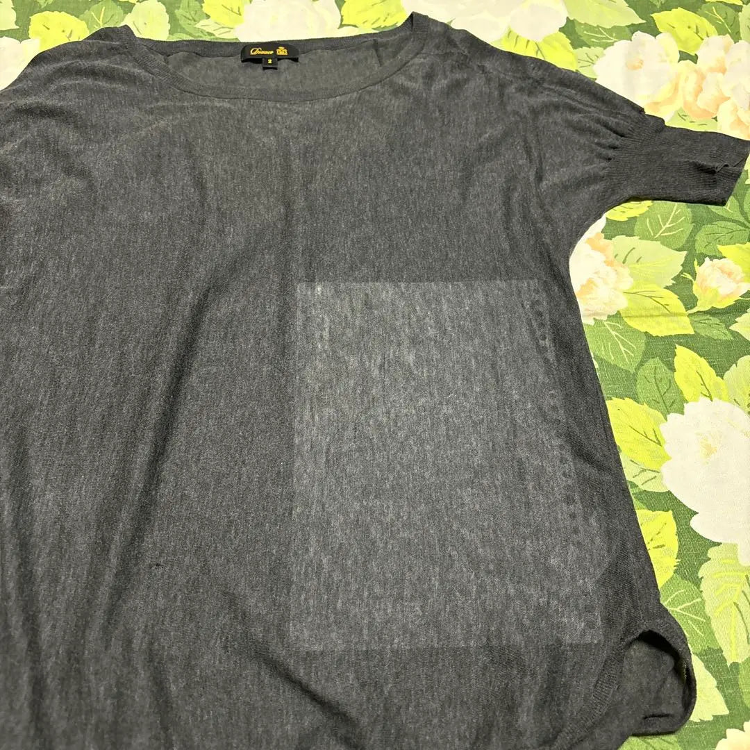 [Reducción de precio OK] Cajón Top de manga corta, gris oscuro, talla 2