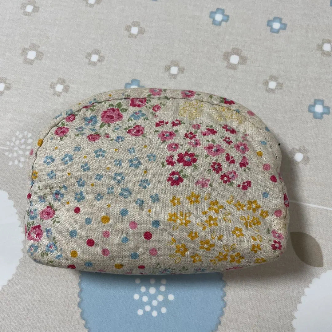 Handmade pouch floral pattern