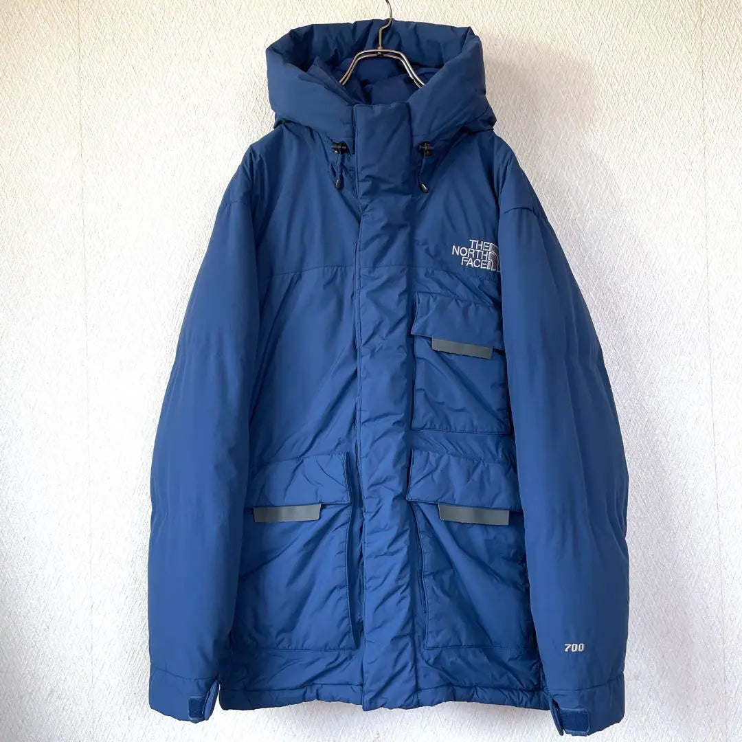 North Face Down Jacket Down Coat Blue Men's