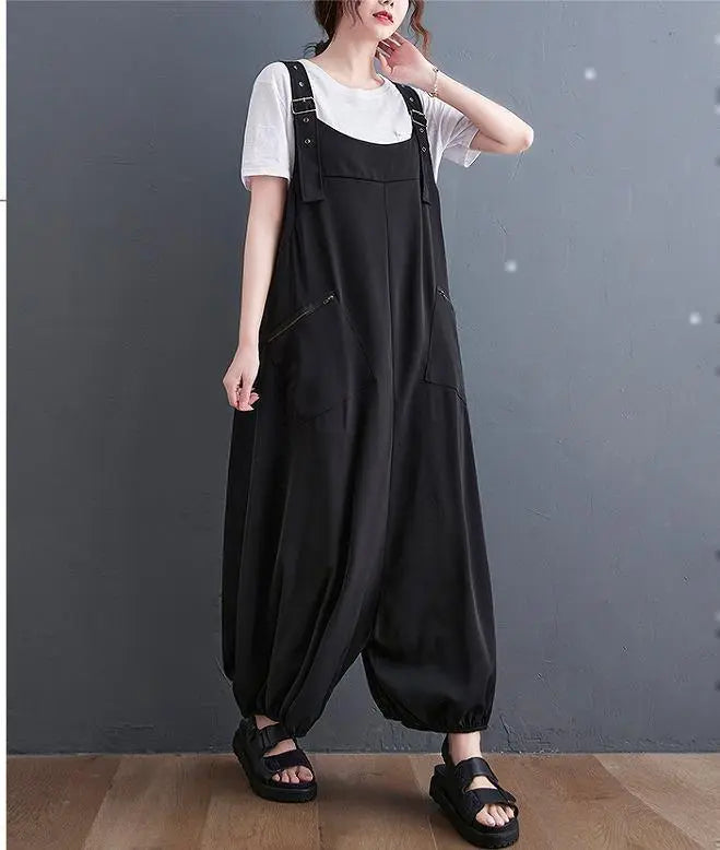 Large size for women, spring and summer, overalls, pants, overalls