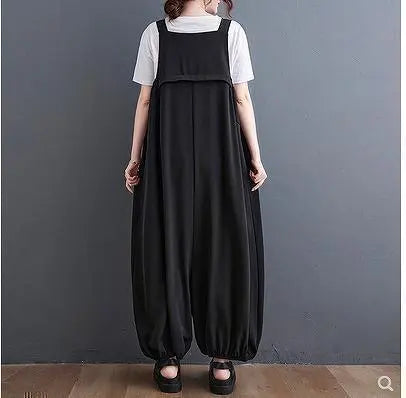 Large size for women, spring and summer, overalls, pants, overalls