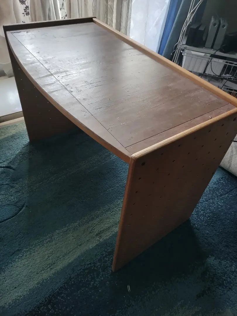 Simple wooden desk