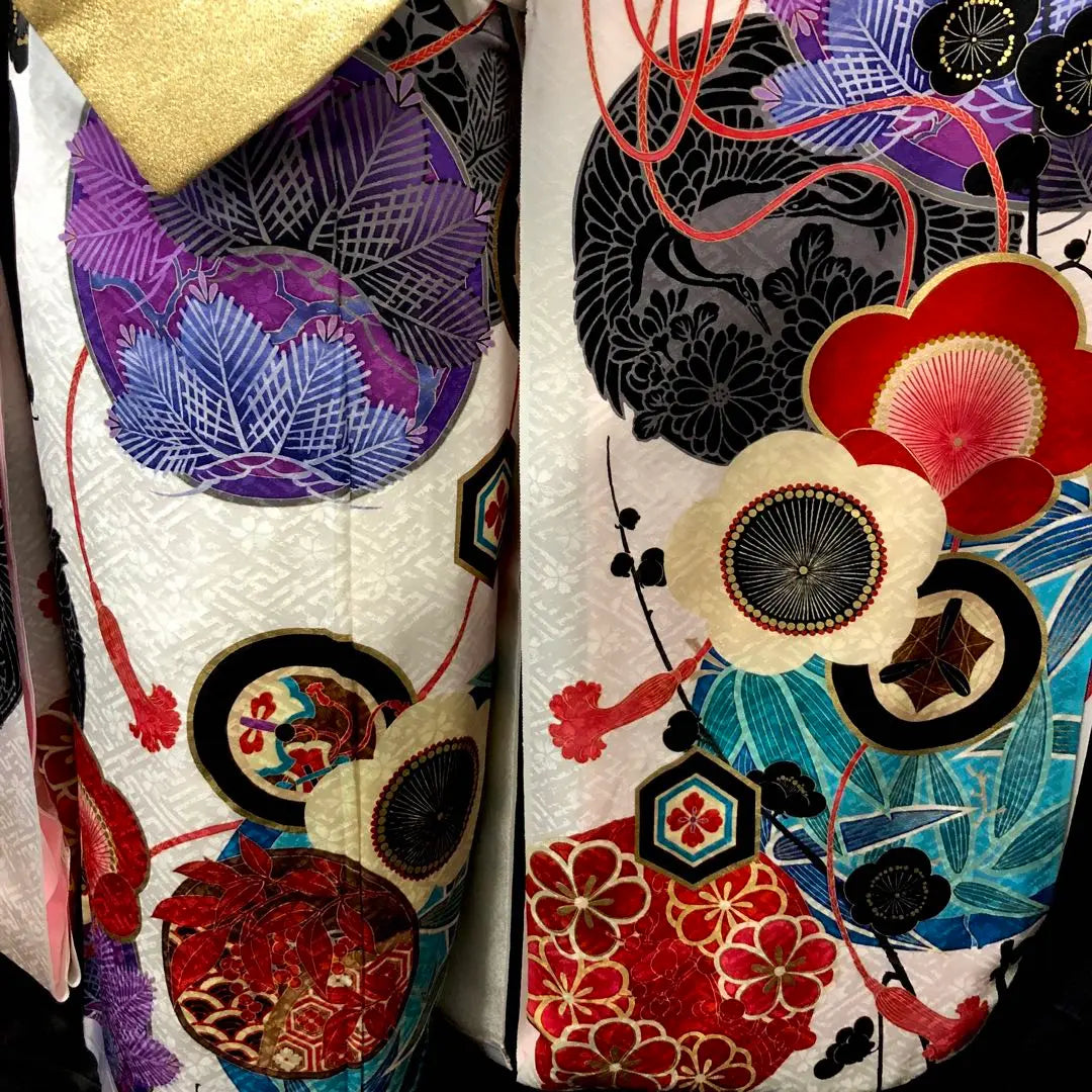 ■Incluye fabricación personalizada■Kokunoe x Nakamura Risa■Nuevo conjunto completo de furisode de seda pura■Conjunto completo de furisode Ceremonia de mayoría de edad