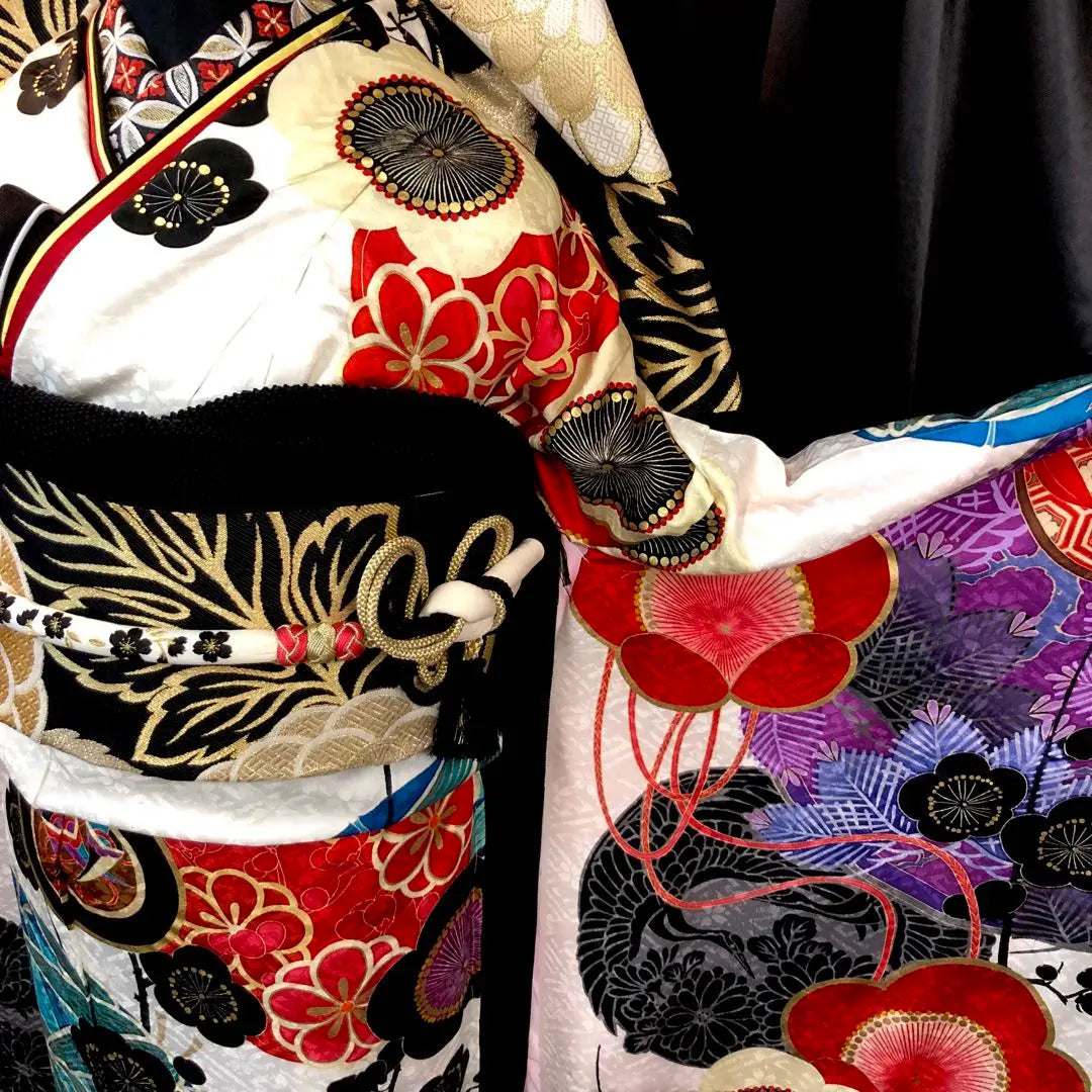 ■Custom-made included■Kokunoe x Nakamura Risa■New pure silk furisode full set■Full furisode set Coming of age ceremony