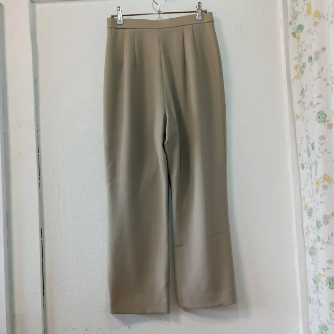 Pants for women, beige, size 11, equivalent to L size s-1015