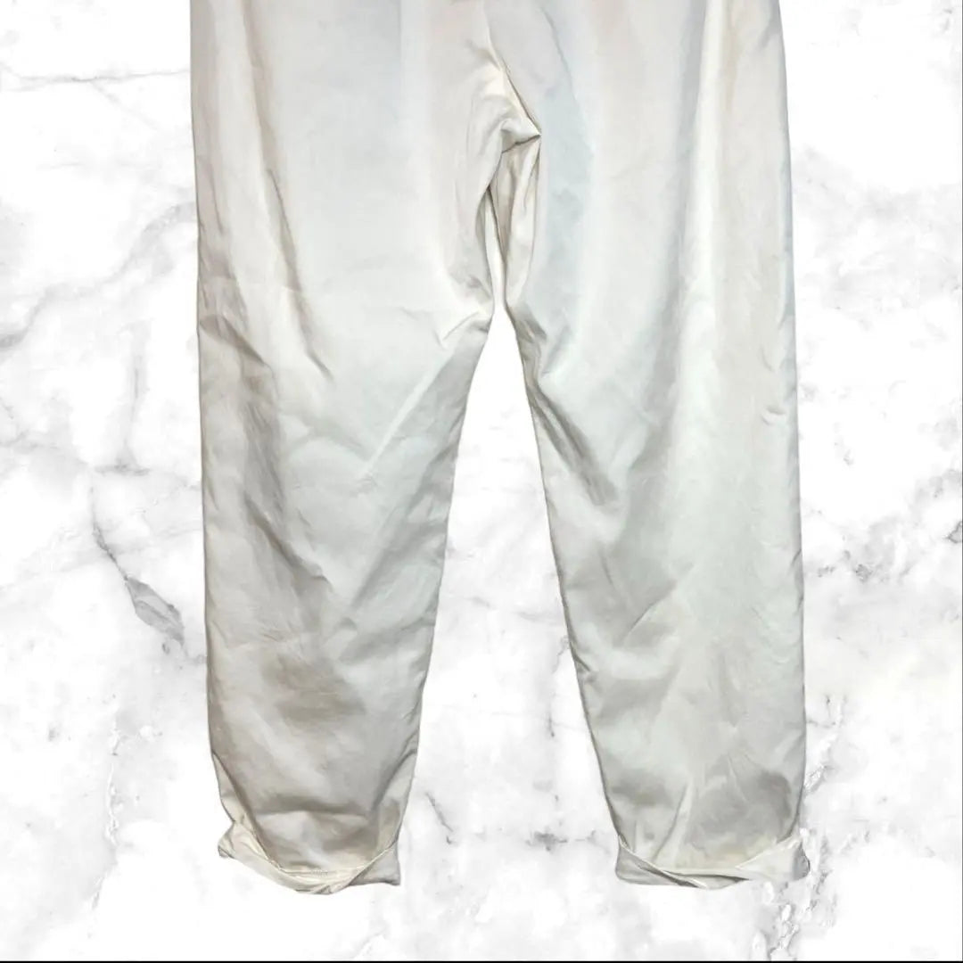 ✨ Good condition✨ Lounge dress [1] Twisted hem pants, sharp casual, simple, white