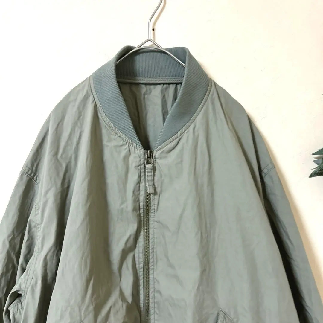 GU MA-1 Jacket Lightweight Gray Men's L Lightweight Easy to Wear Simple