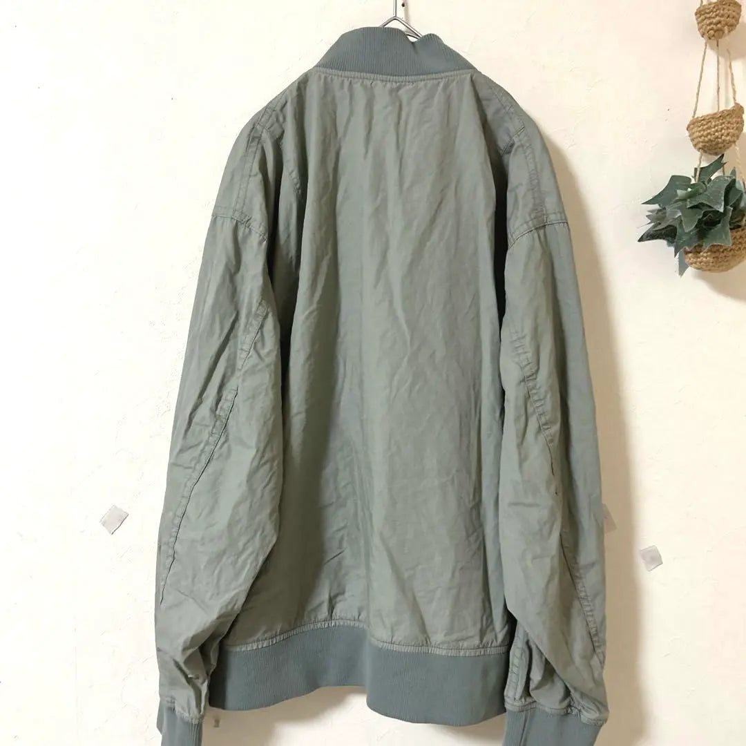 GU MA-1 Jacket Lightweight Gray Men's L Lightweight Easy to Wear Simple