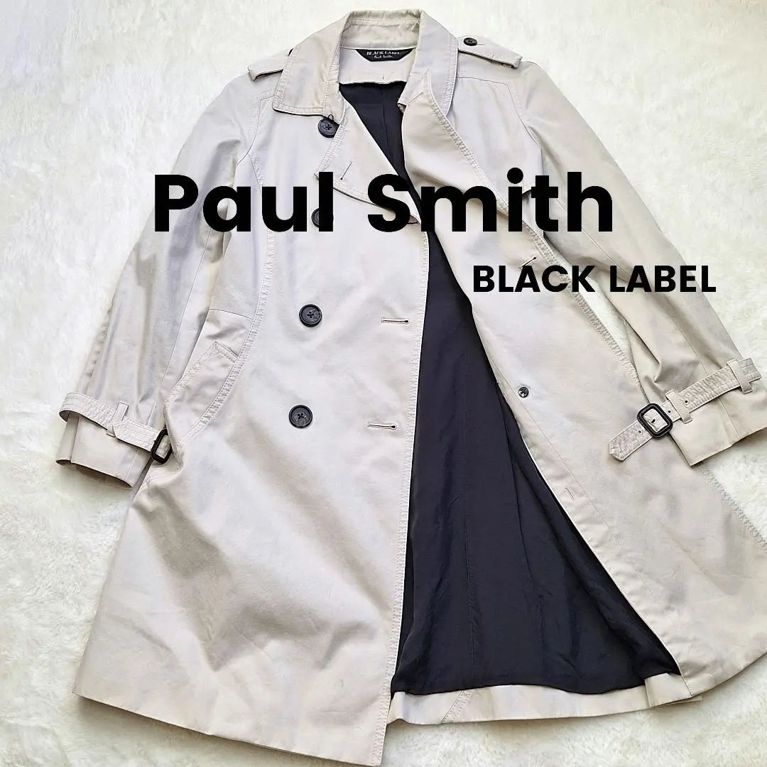 [Buen estado] Gabardina Paul Smith BLACKLABEL 100% algodón | 【美品】Paul Smith BLACKLABEL トレンチコート綿100％