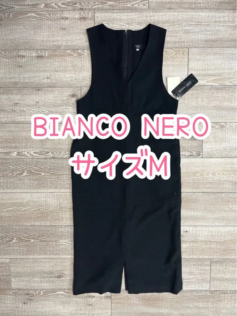 ● Oferta por tiempo limitado ● Salopet negro Bianco Nero Talla M | ●期間限定販売● BIANCO NERO 黒 サロペット サイズM