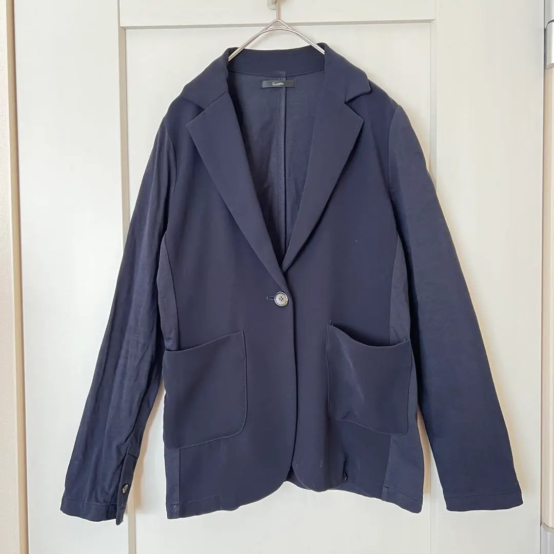 [Vintage] Tailored jacket Navy Office casual size F