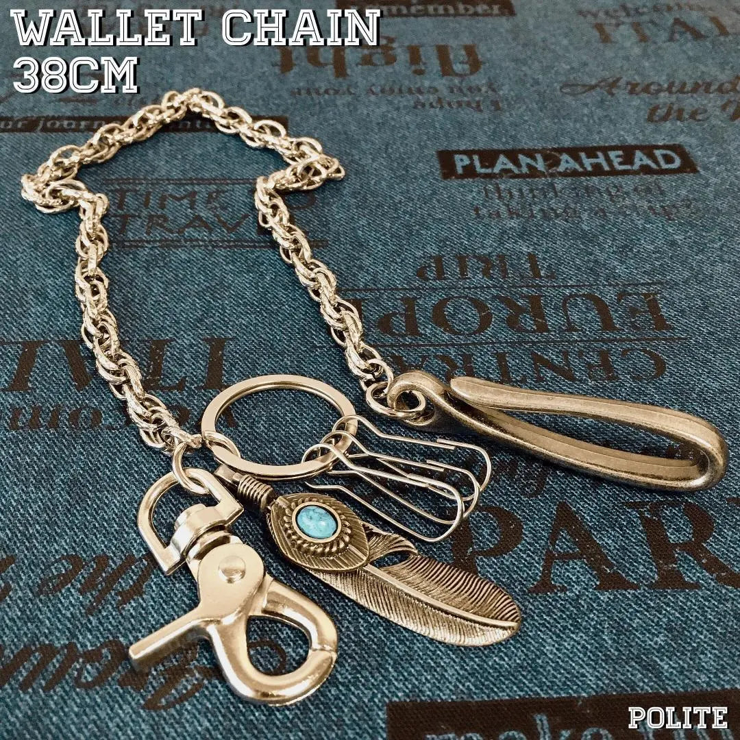 [Fame] Wallet chain vintage wallet