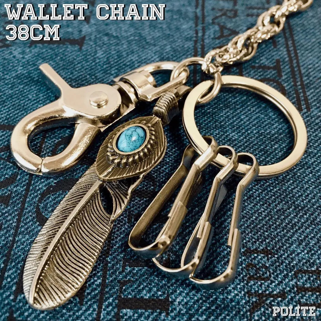 [Fame] Wallet chain vintage wallet