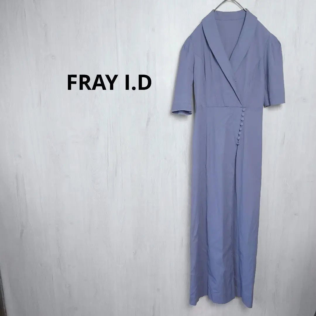 Vestido cruzado con cuello chal FRAY ID FRAY ID X