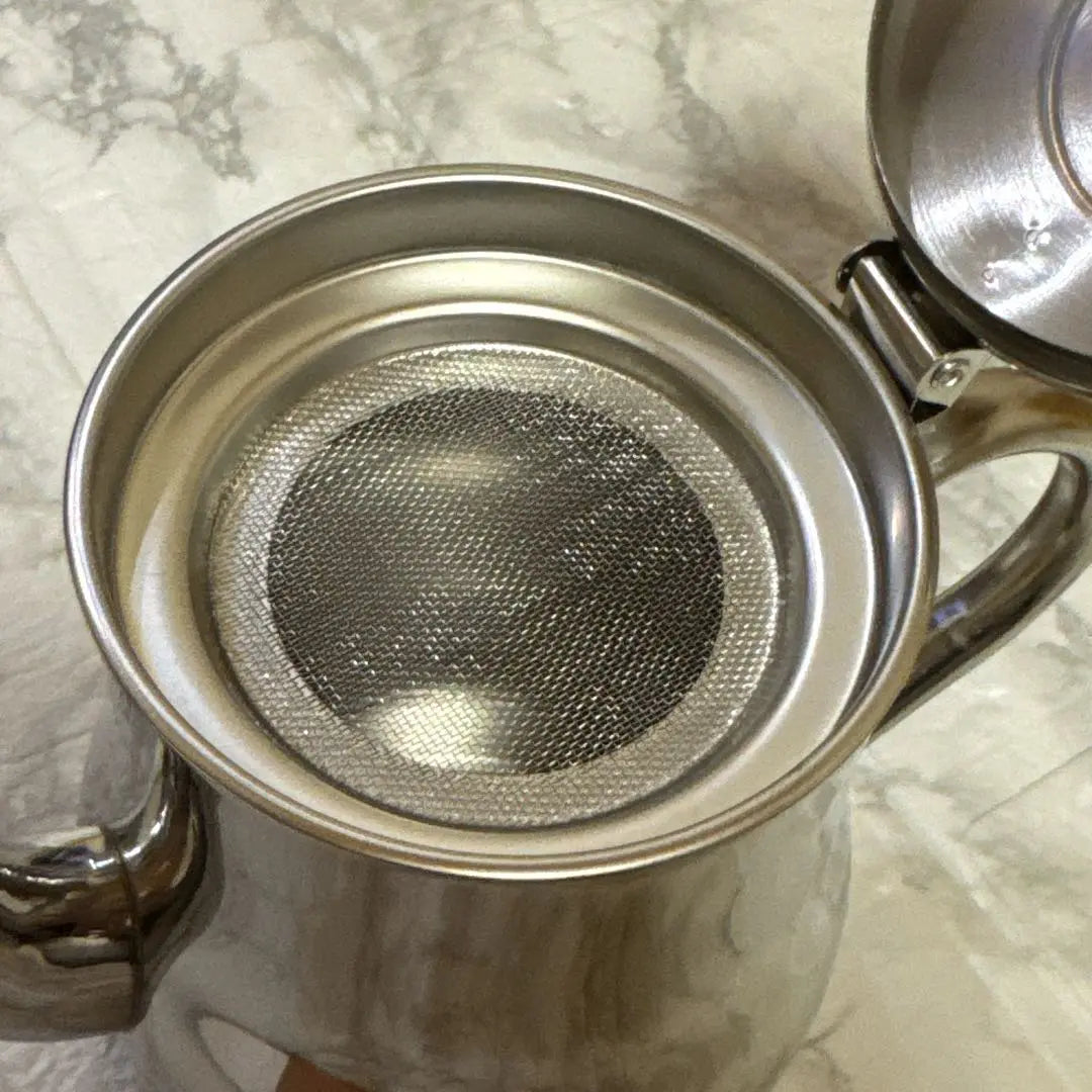 ⭐️ Oil pot 650ml oil strainer stainless steel instruction manual with cap