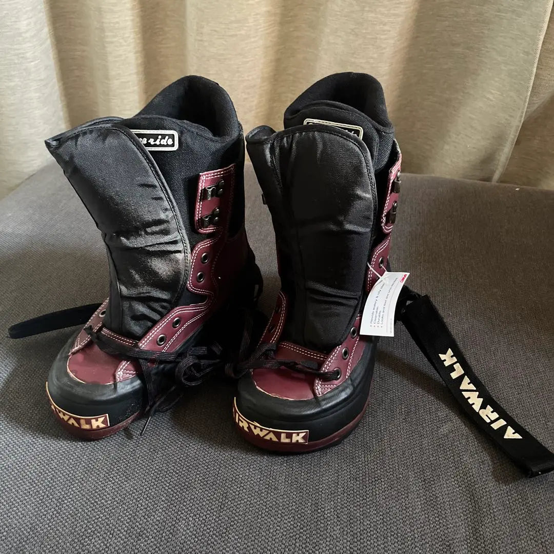 AIRWALK freeride snowboard boots black/wine red