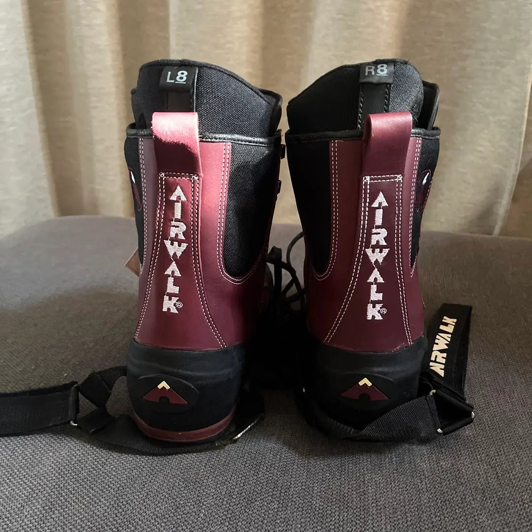 AIRWALK freeride snowboard boots black/wine red