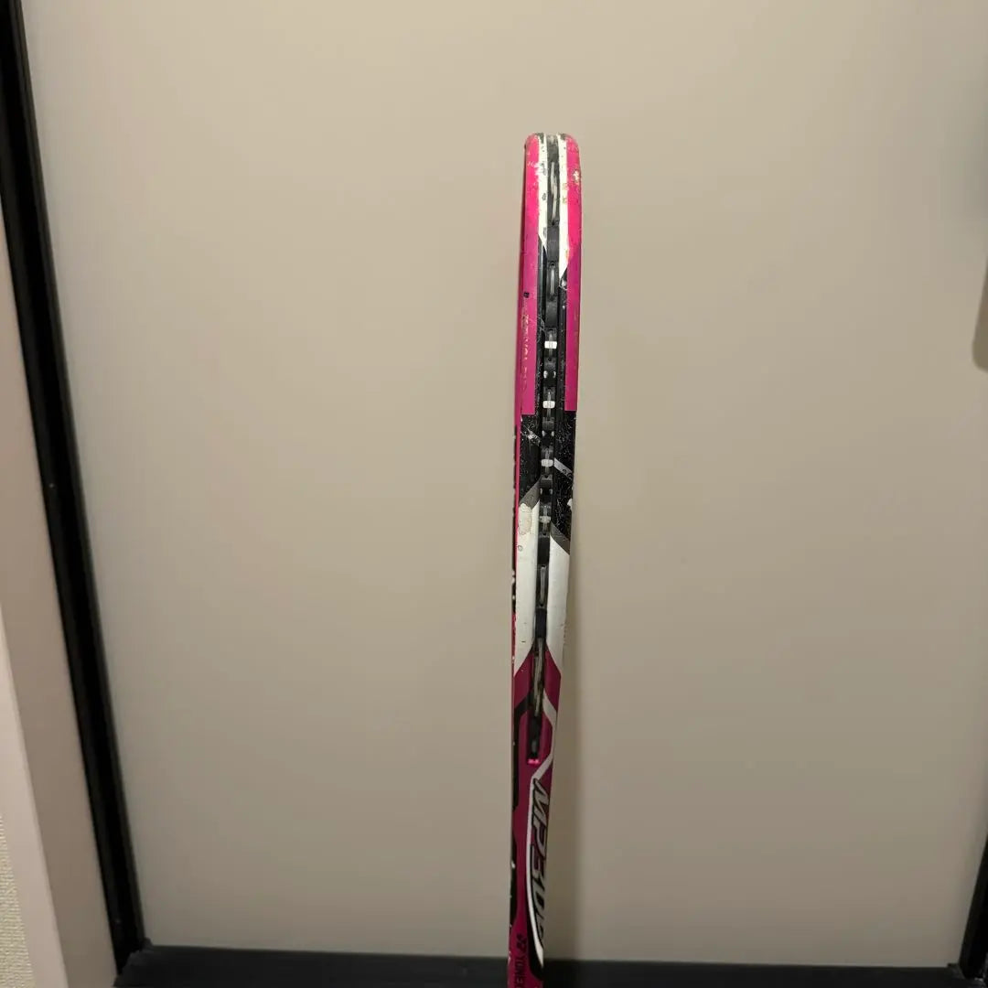 [YONEX] Yonex tennis racket soft tennis white color pink