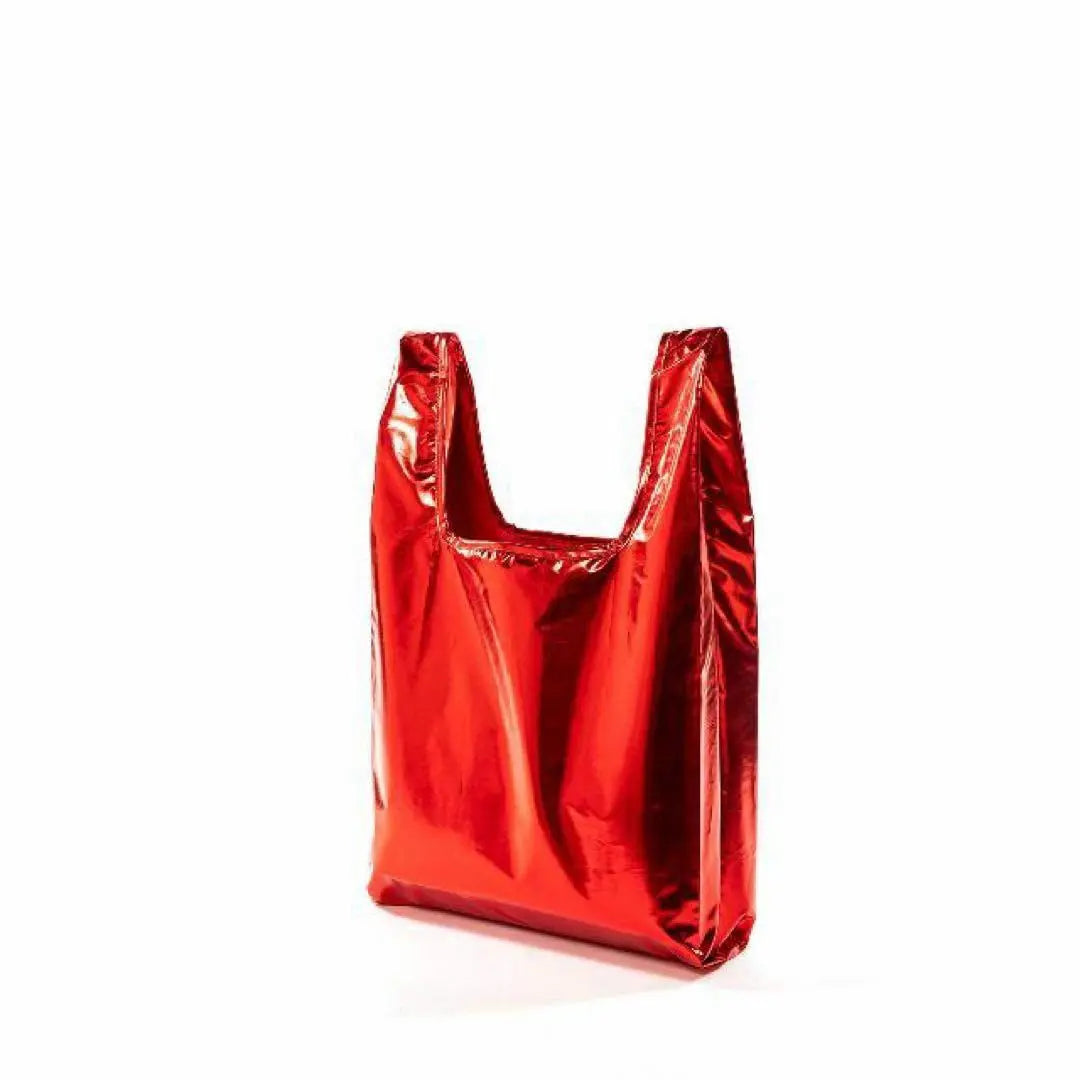 Shanghai Red Metal Eco Bag S Size Favorite Activity Compact Storage Conspicuous