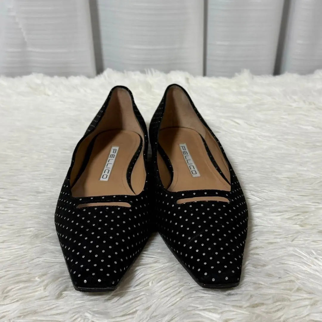 ⭐️An -useweight ⭐️Pelicoanelli Solella flat shoes DAMA dot pattern