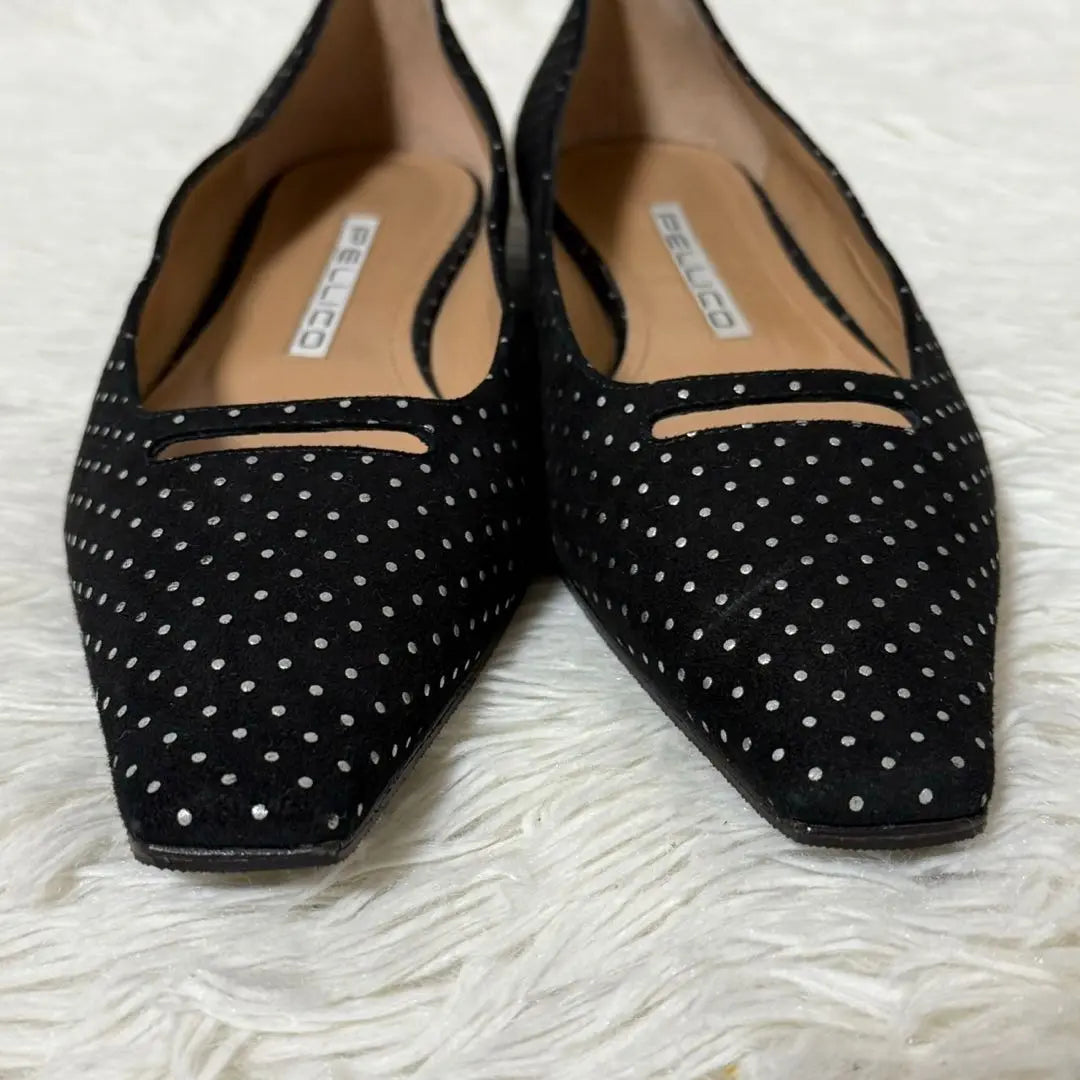 ⭐️An -useweight ⭐️Pelicoanelli Solella flat shoes DAMA dot pattern