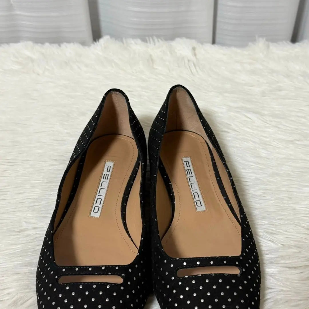 ⭐️An -useweight ⭐️Pelicoanelli Solella flat shoes DAMA dot pattern