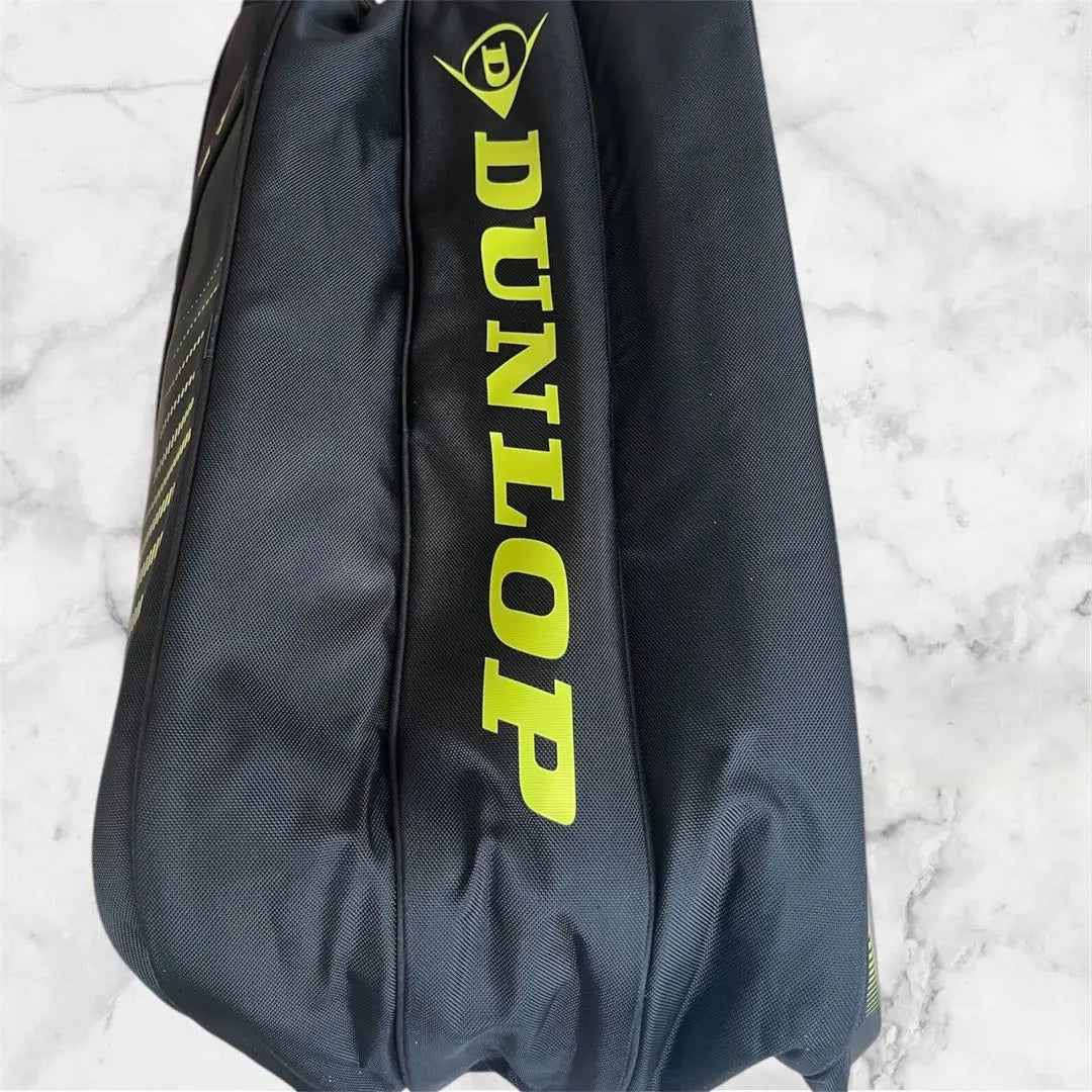 Bolsa para raquetas de tenis DUNLOP negra/amarilla para 12 piezas