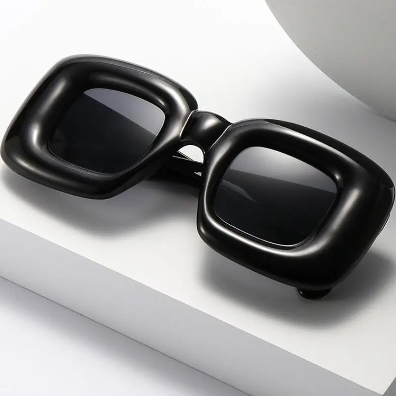 Black Korean Sunglasses Retro Summer Omothy Channel American Casual Street